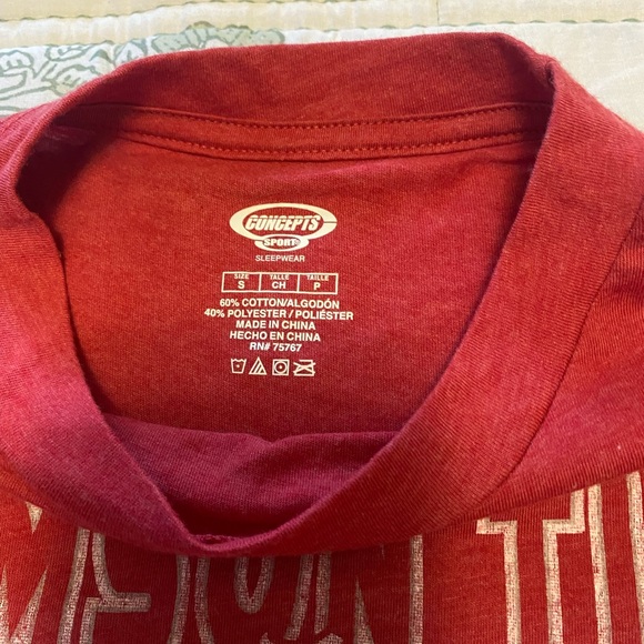 Concept Sports University of Alabama Crimson Tide Tee Short Sleeve Roll Tide - Picture 3 of 6